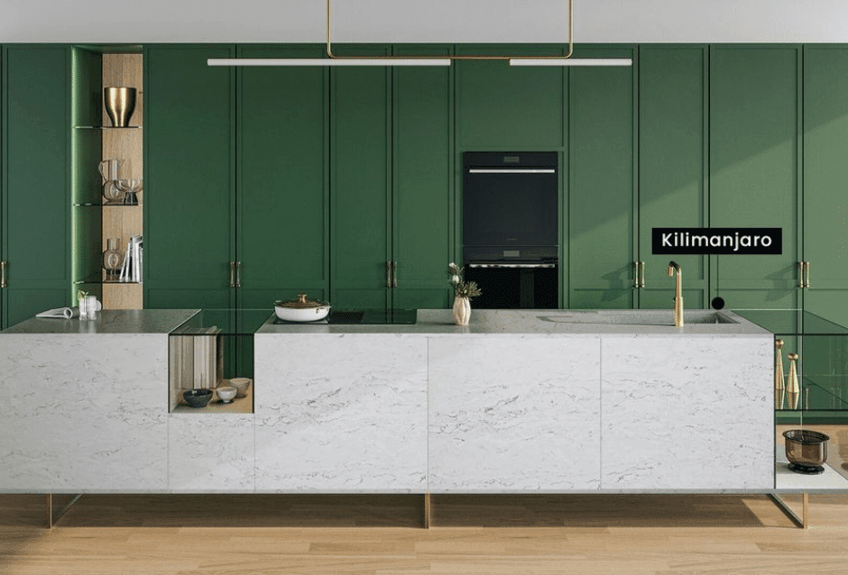 Quartz Countertops : Match with Stylish Cabinet Designs